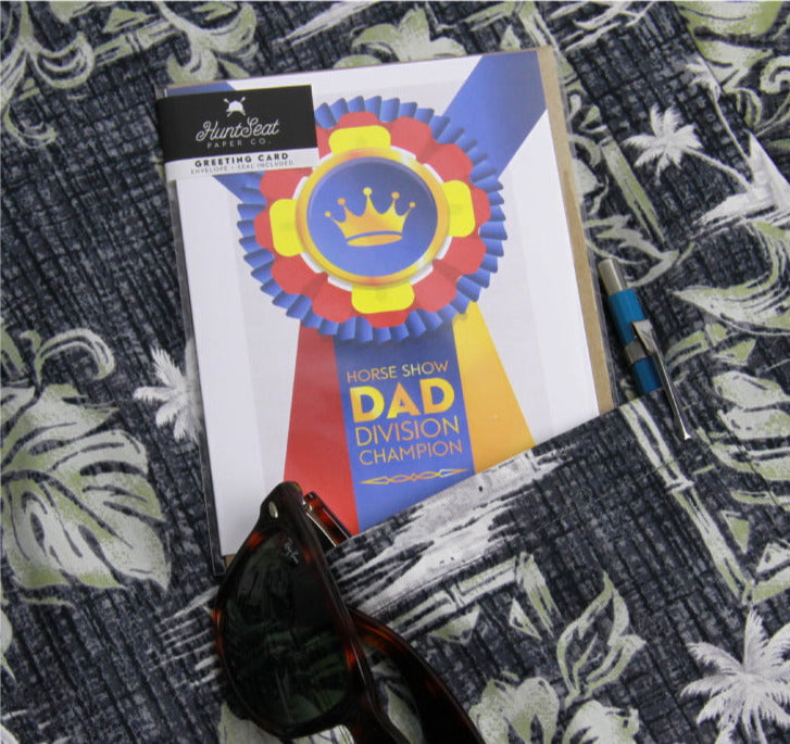 Horse Show Dad T-Shirt - Funny Equestrian Gift for Horse Lovers - Perfect for Riding Competitions & Barn Life
