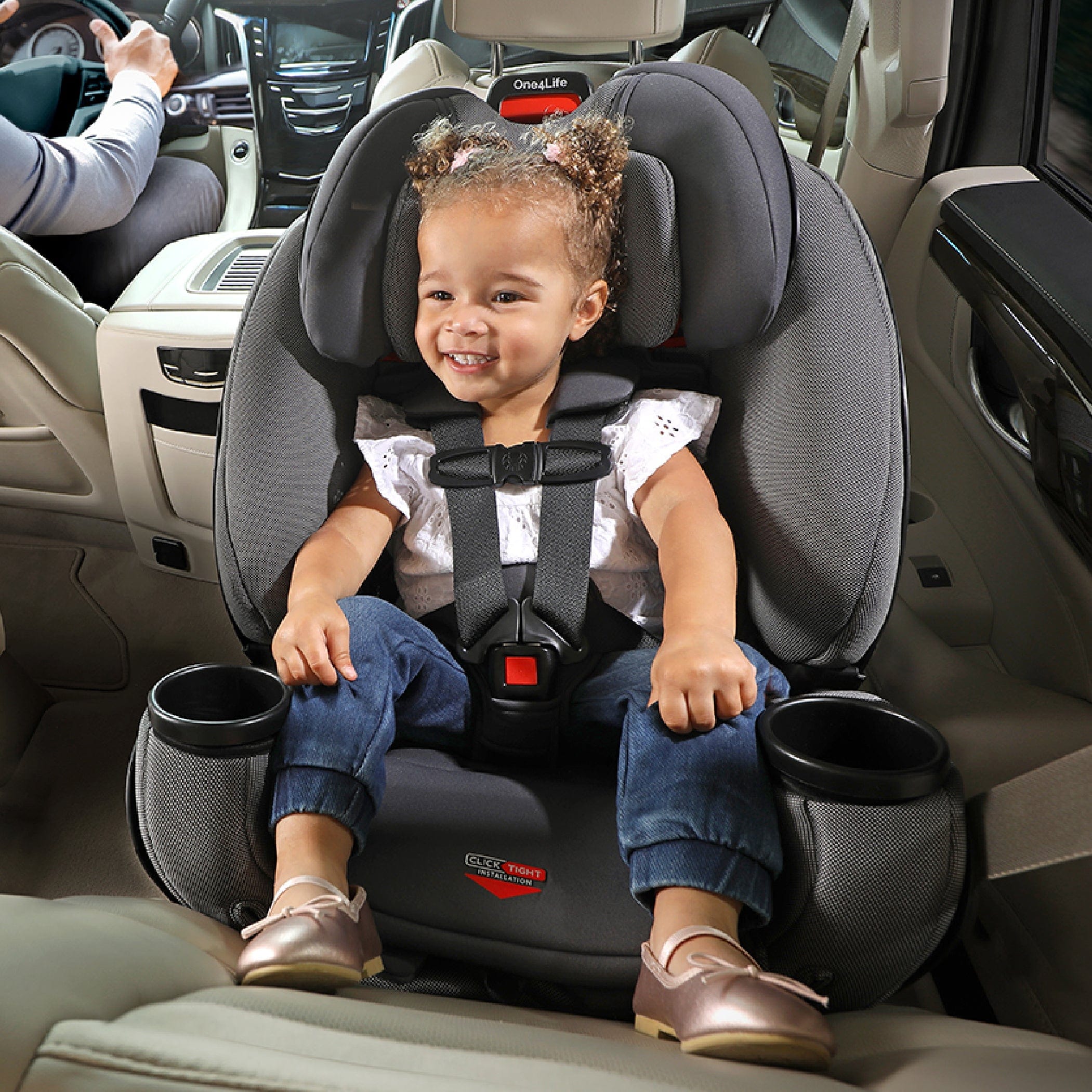 Britax One4Life Clicktight All-in-One Convertible Car Seat for Infants to Toddlers - Safe & Comfortable for Extended Rear-Facing & Forward-Facing - Perfect for Family Travel & Daily Commutes