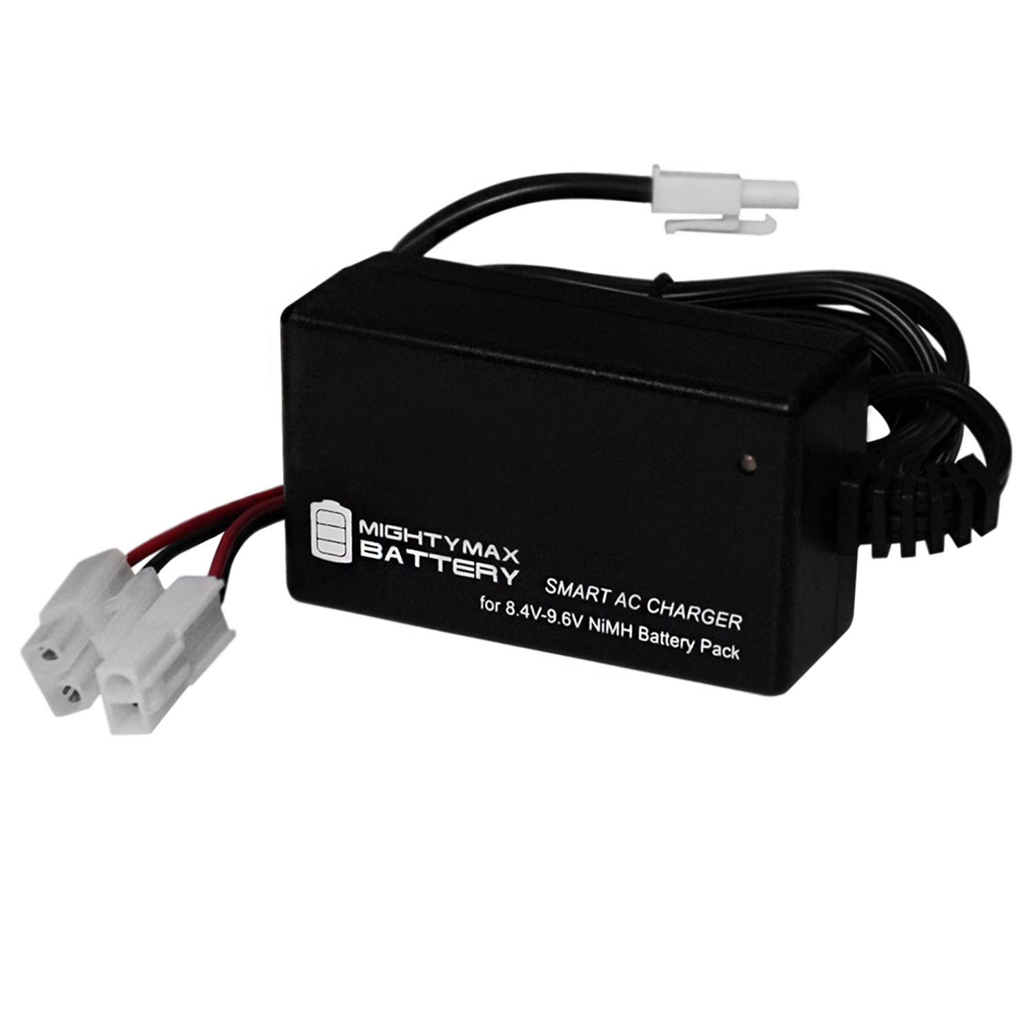 Mighty Max 9.6V 2000mAh NiMH Rechargeable Battery Pack with Charger for Tonka XT Ricochet Stunt RC Car - Perfect for Off-Road RC Adventures and Extended Playtime