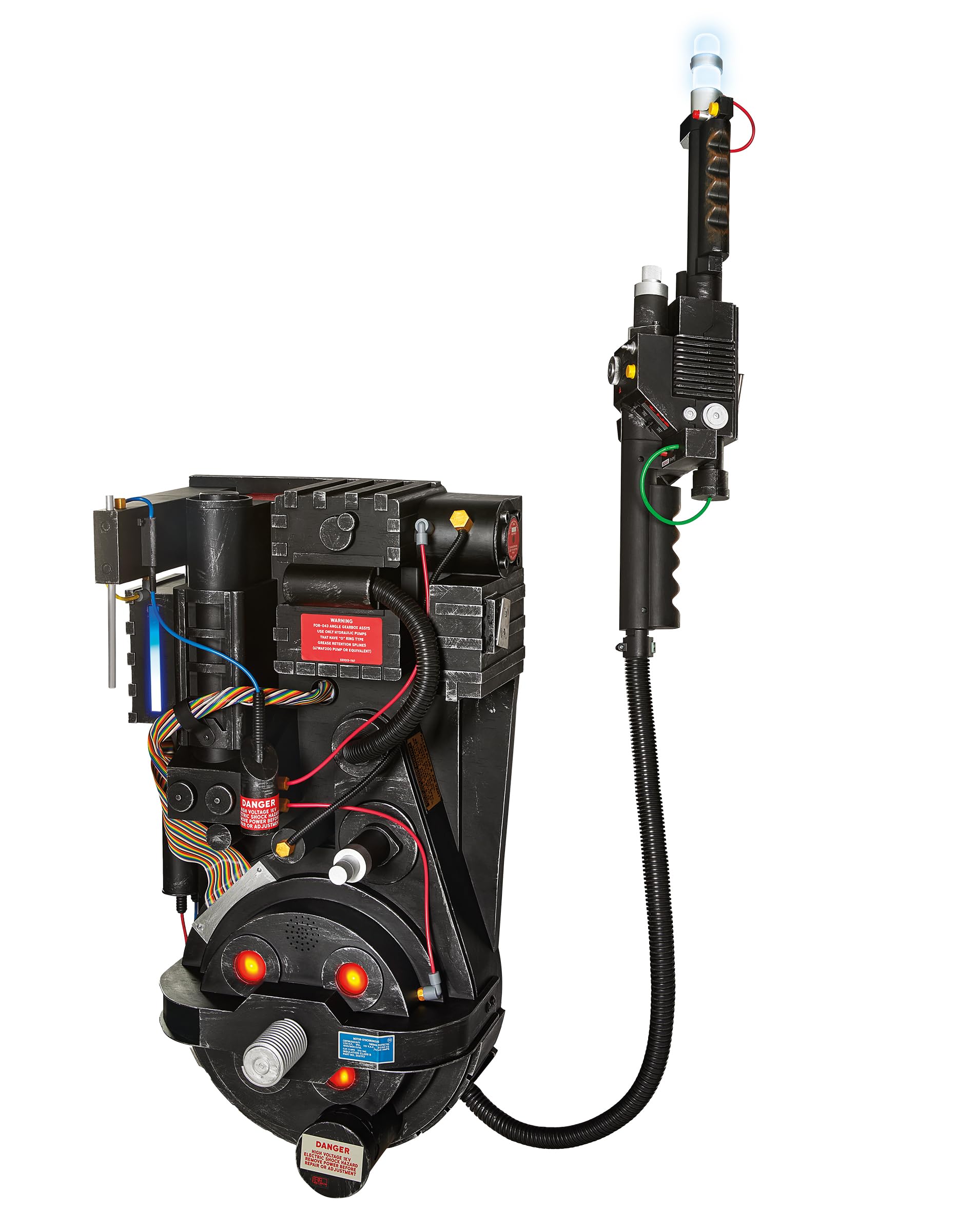 Official Ghostbusters Proton Pack Replica - Life-Size with LED Lights & Sound Effects | 3 Color Modes | Halloween Cosplay & Movie Collectible | Perfect for Costume Parties & Themed Events