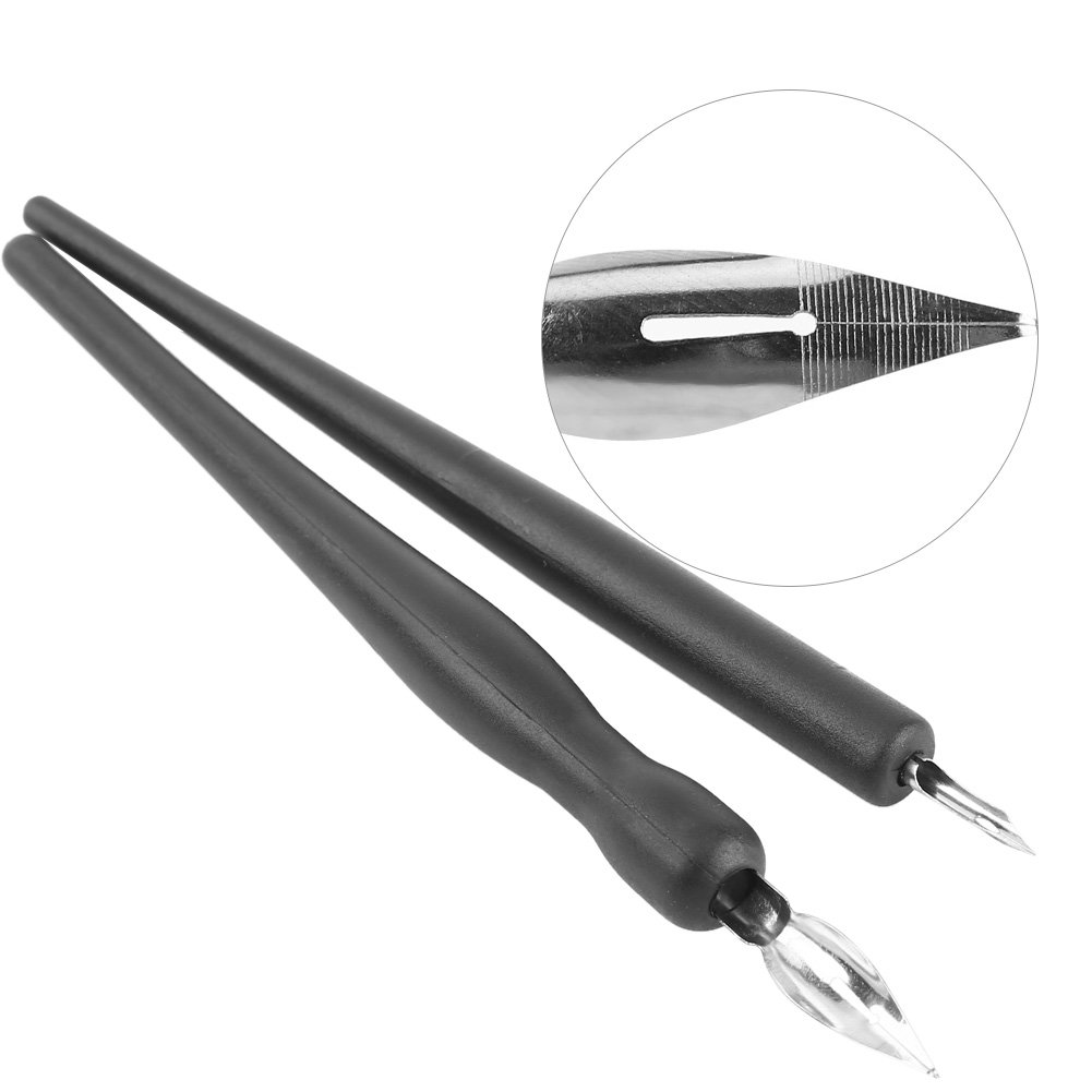 Premium Manga Drawing Dip Pen Set - 5 Nibs, 2 Holders & Eraser for Comic, Cartoon & Illustration Art - Perfect for Beginners & Professionals