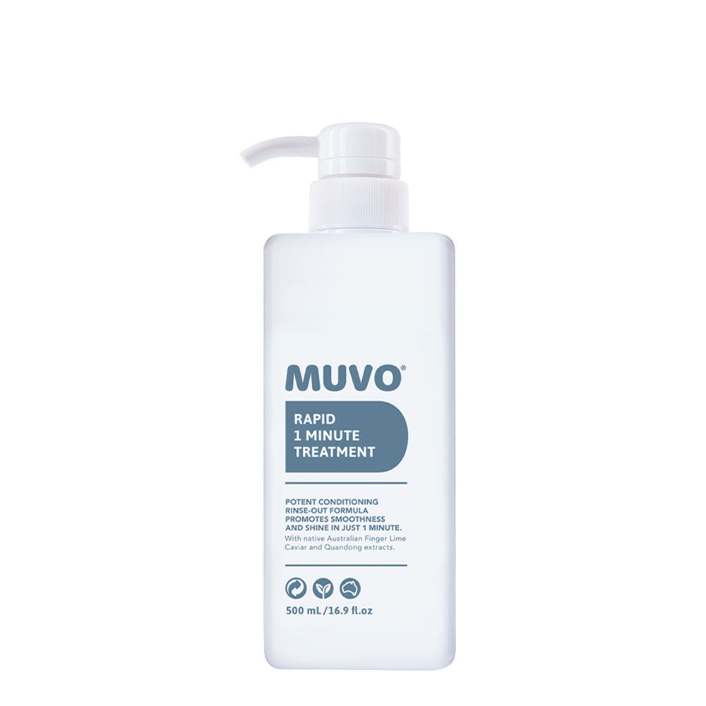 Muvo Rapid Rinse 1 Minute Hair Treatment - Quick Deep Conditioning for Damaged Hair - Perfect for Salons & Home Use After Coloring or Heat Styling