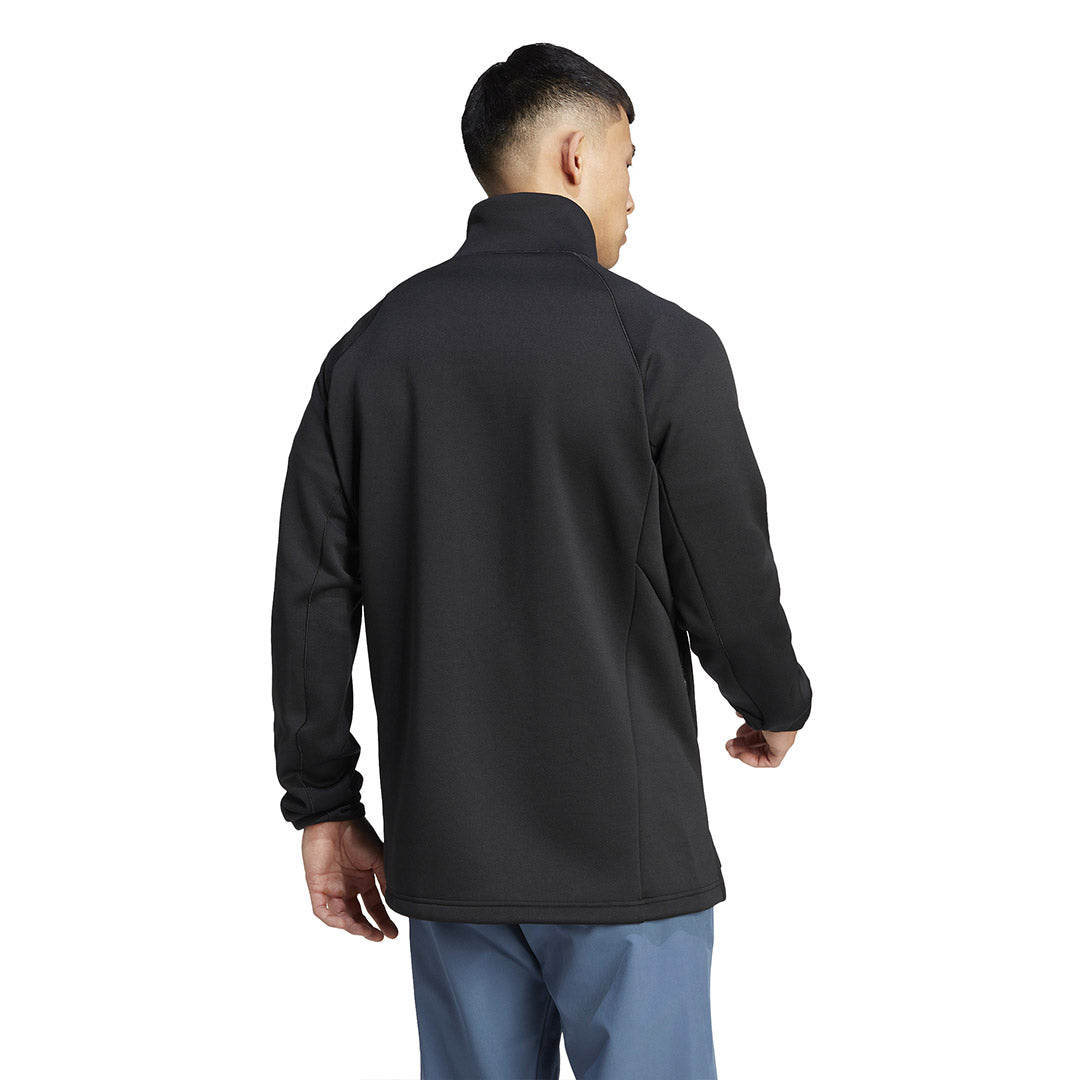 Adidas Men's Terrex Xperior Medium Fleece Jacket - Lightweight Hiking & Outdoor Winter Jacket for Men - Perfect for Camping, Trail Running and Cold Weather Activities (IB1839)