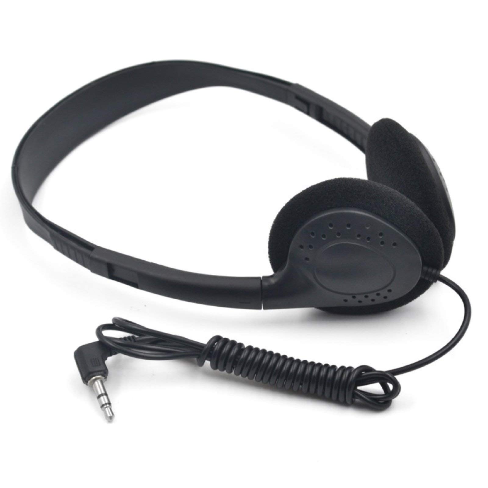 FOReverweihuajz Gaming Headset with Hi-Fi Stereo Sound, 3.5mm Wired Over-Ear Headphones with Soft Earmuffs - Compatible with PC, Laptop, TV, Smartphone (Black) - Perfect for Gaming, Music, Movies & Online Meetings