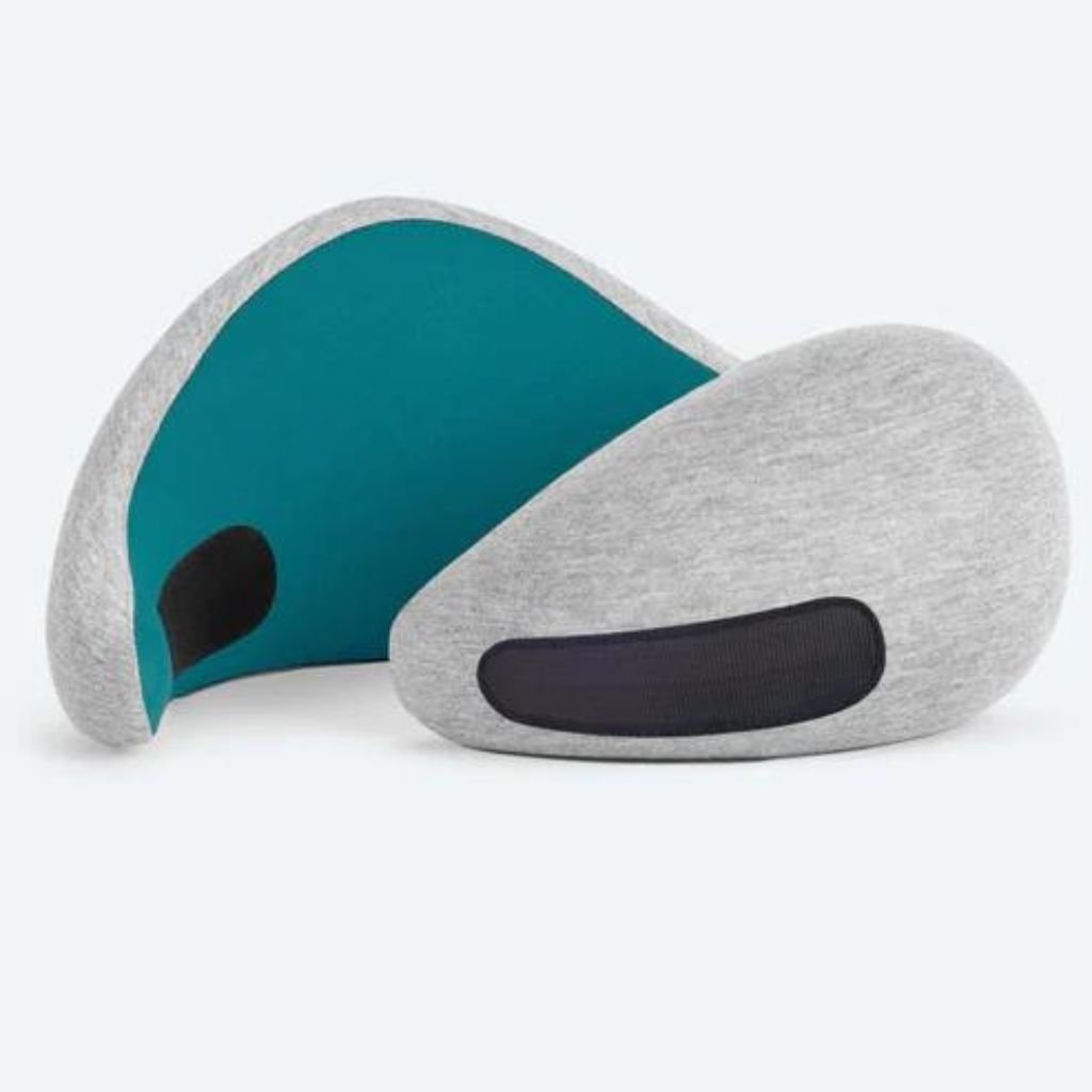 OstrichPillow Go Neck Pillow - Midnight Blue - Travel & Airplane Comfort Support for Sleeping - Perfect for Flights, Road Trips & Office Naps