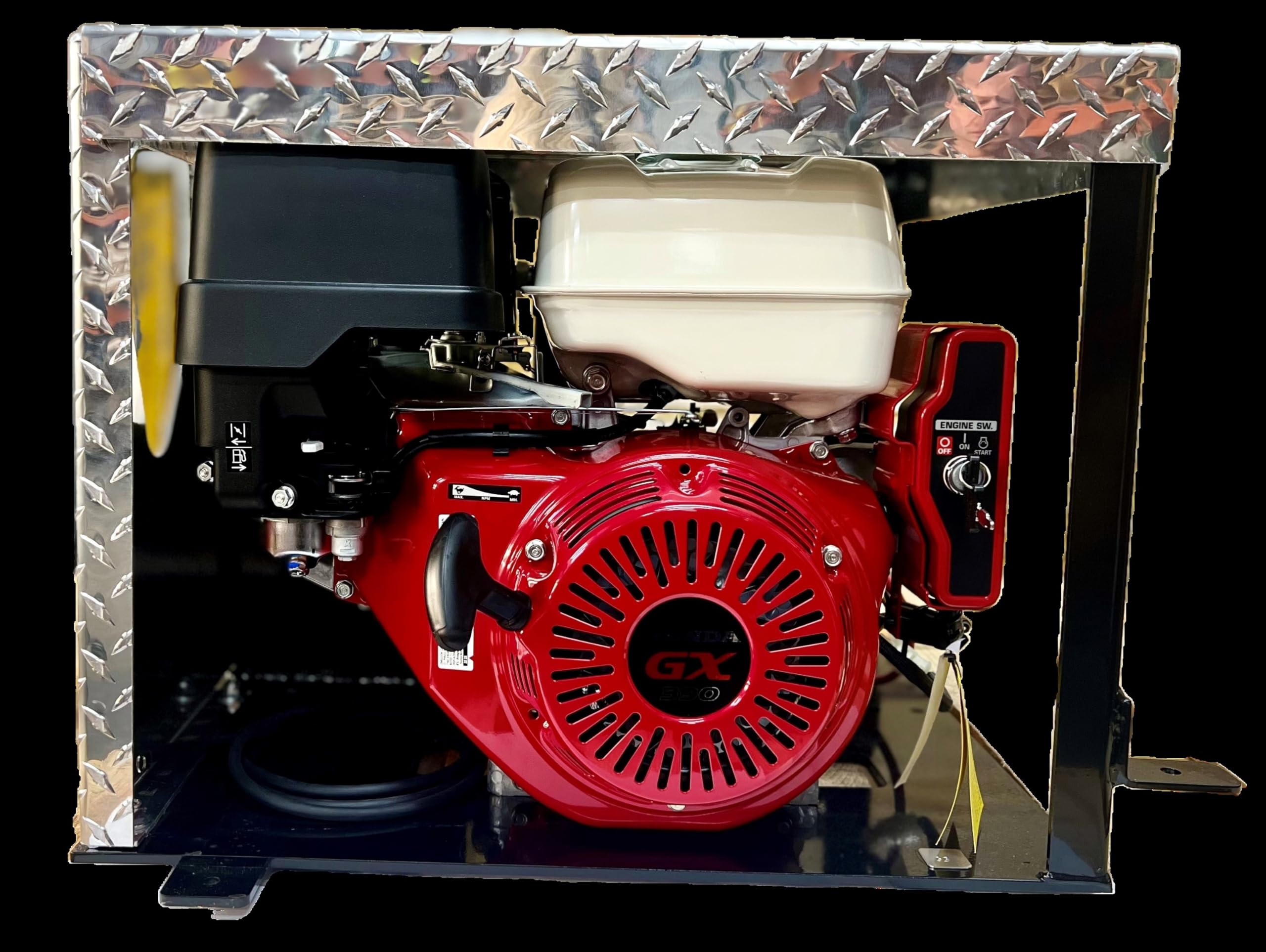 Mobile Hydraulic Trailer Power Unit - Gas Powered for Heavy Duty Towing