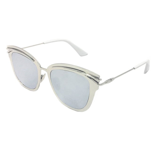 Stylish Candy Sunnies Silver Mercury Sunglasses - Trendy UV Protection Shades for Women & Men - Perfect for Beach, Driving & Outdoor Activities