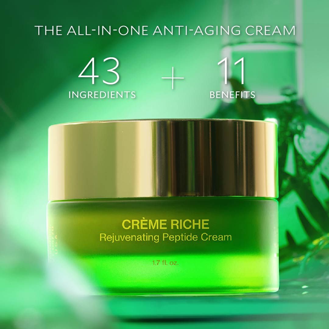 Tata Harper Creme Riche Anti-Aging Moisturizer - Luxury Organic Face Cream for Dry Skin - Perfect for Nighttime Skincare Routine & Daily Hydration
