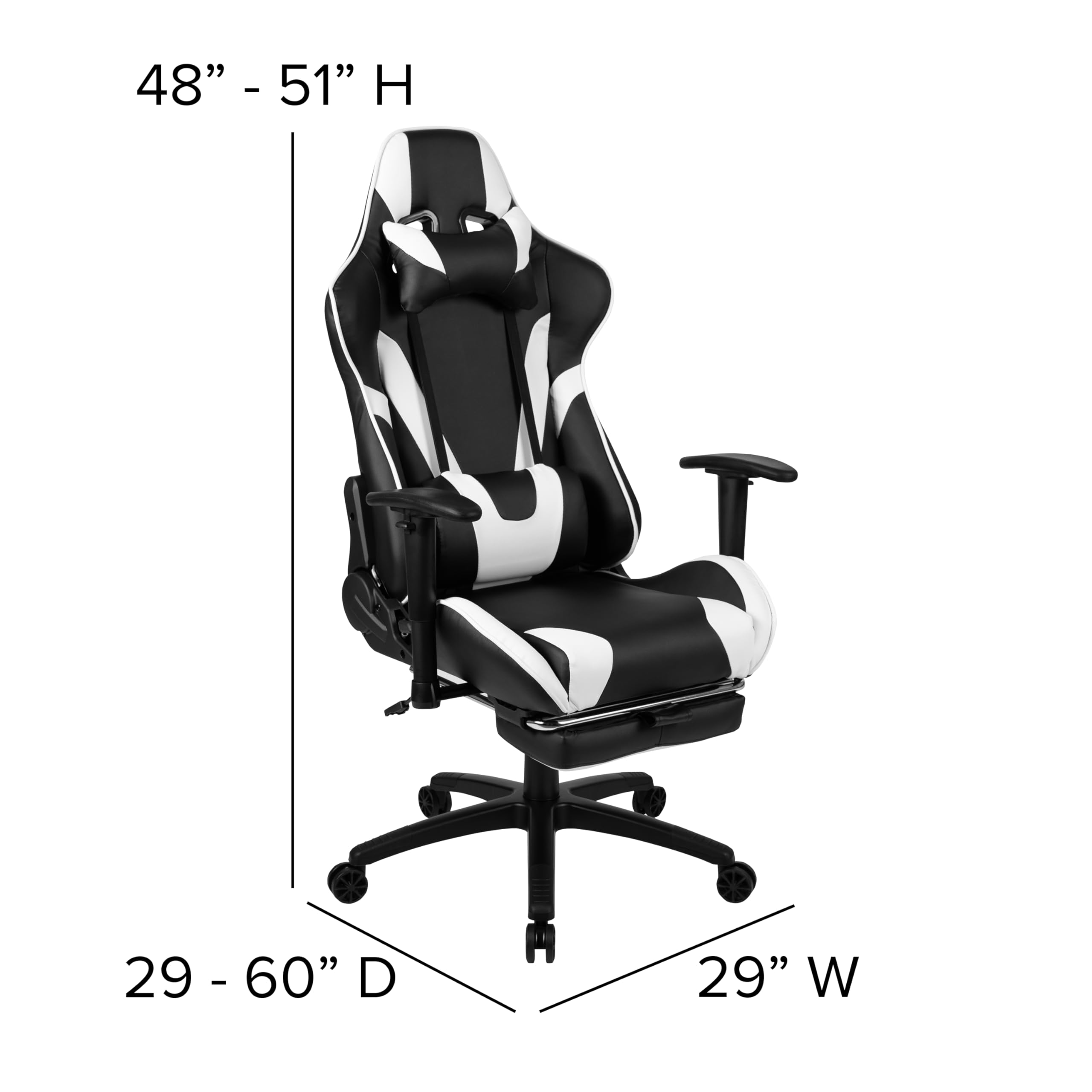 Premium Black Gaming Desk & Chair Set with Cup Holder, Headphone Hook & Monitor Stand - Ergonomic PC Gaming Setup for Streamers & Esports Players