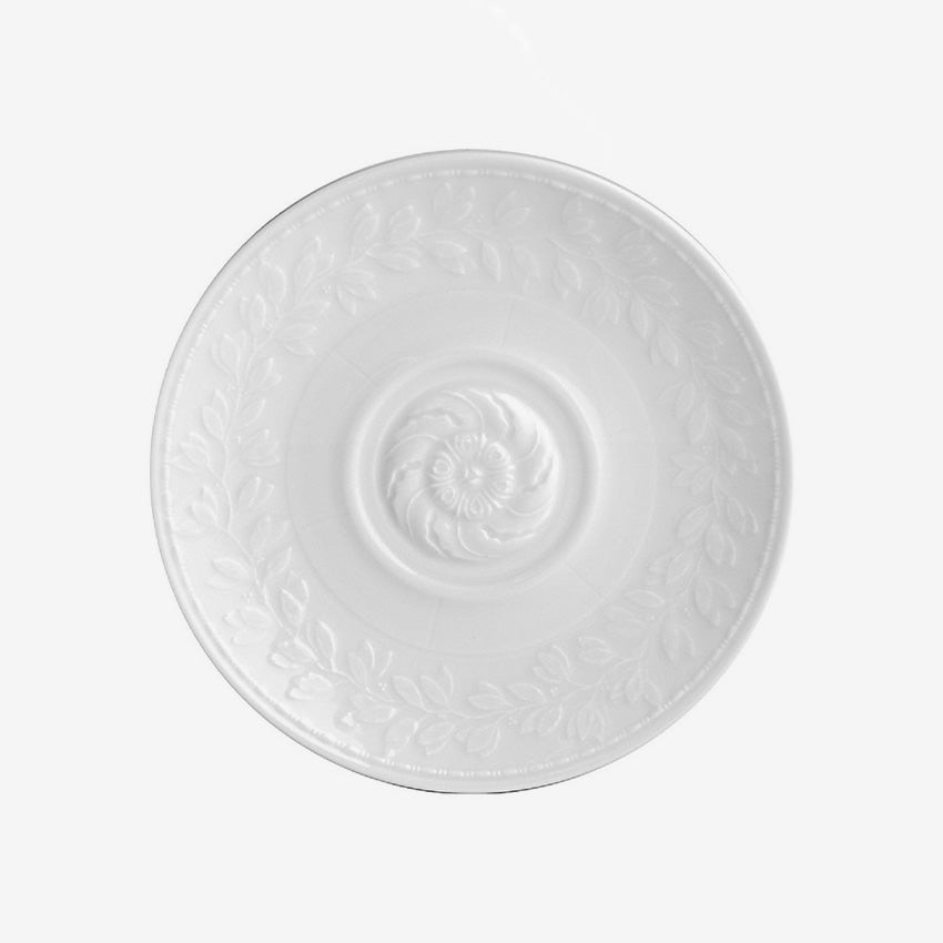 Bernardaud Louvre Cream Soup Saucer - Fine French Porcelain Dinnerware for Elegant Dining | Perfect for Soups, Desserts & Formal Table Settings