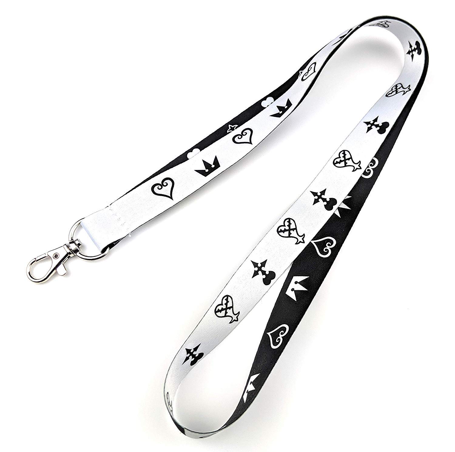 Hearts Kingdom Premium Lanyard Keychain - Adjustable ID Badge Holder for Work, School & Events - Durable Neck Strap for Keys, Badges & Cards