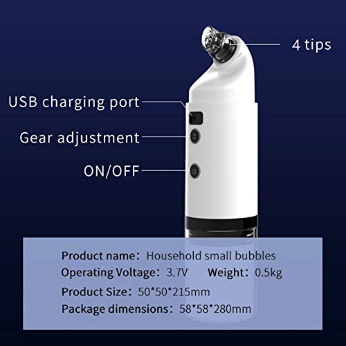 Electric Blackhead Remover & Pore Cleaner - Water Circulation Vacuum for Deep Cleansing, Acne Removal & Pore Shrinking | Perfect for Home Facial Care & Skin Treatment
