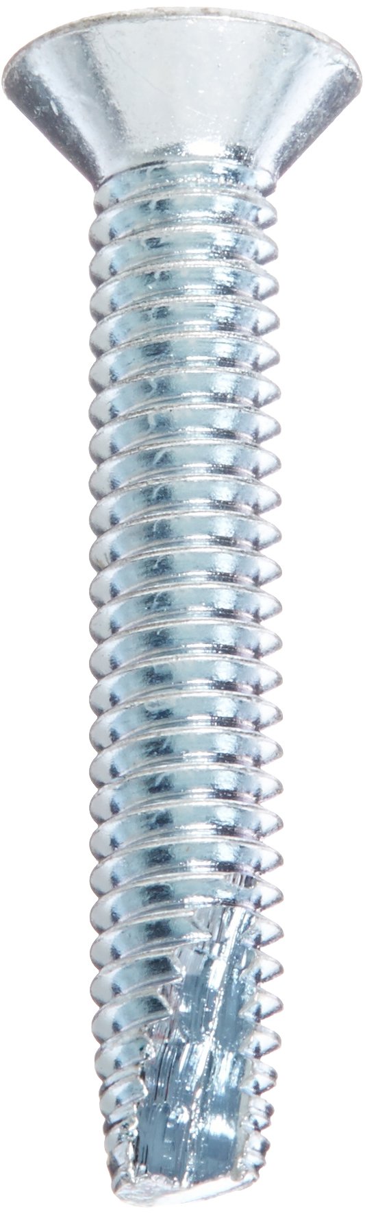 Small Parts 08163TF #8-32 Thread Cutting Screw, Zinc Plated, 82° Flat Head, Star Drive Type 23, 1