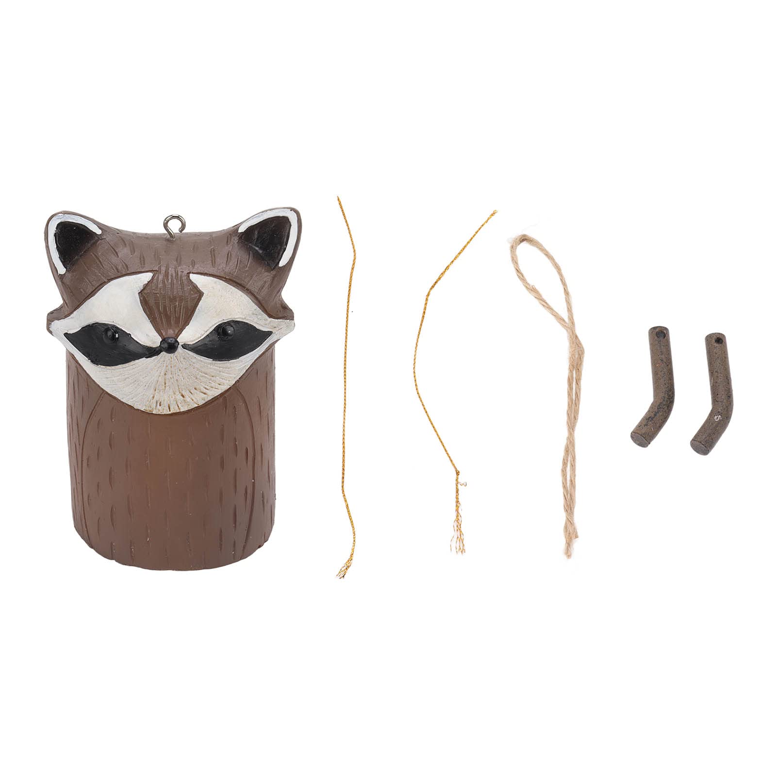 Cyrank Beautiful Hanging Animal Wind Chimes - Rustic Resin Wind Bell Animal Art Crafts for Outdoor Yard, Patio & Garden Decor (#4) | Perfect for Farmhouse Style, Porch Decorations & Backyard Ambience
