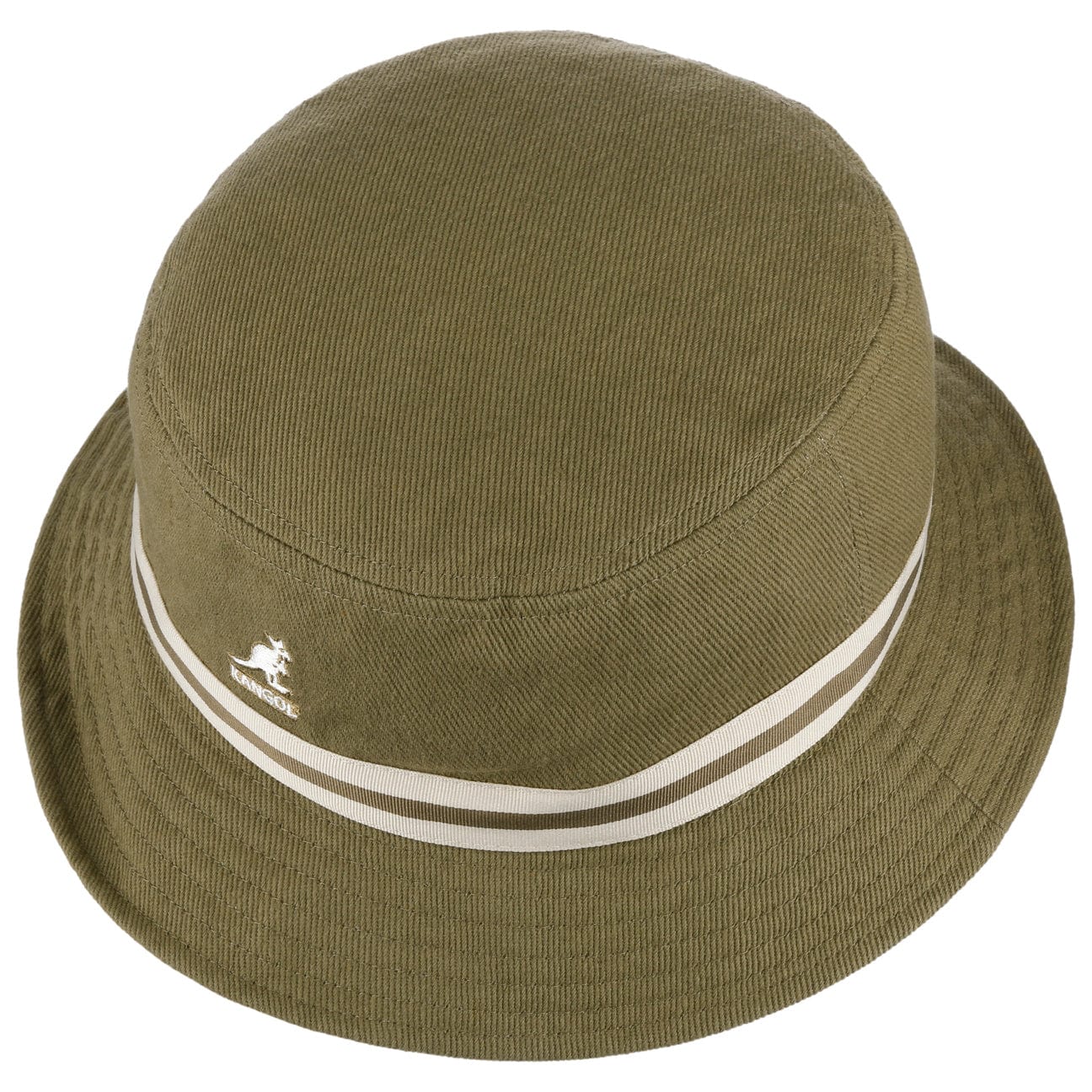 Kangol Stripe Lahinch Cotton Bucket Hat for Men & Women - Stylish Summer Sun Hat for Outdoor, Beach, and Travel