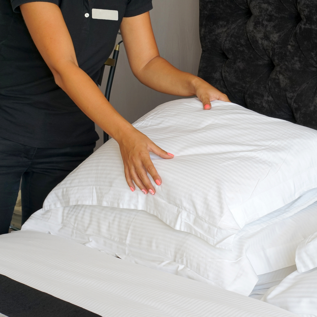 Restful Nights Trillium Firm Pillow - Orthopedic Support for Neck & Shoulder Pain Relief - Perfect for Side, Back & Stomach Sleepers - Ideal for Home, Travel & Office Use