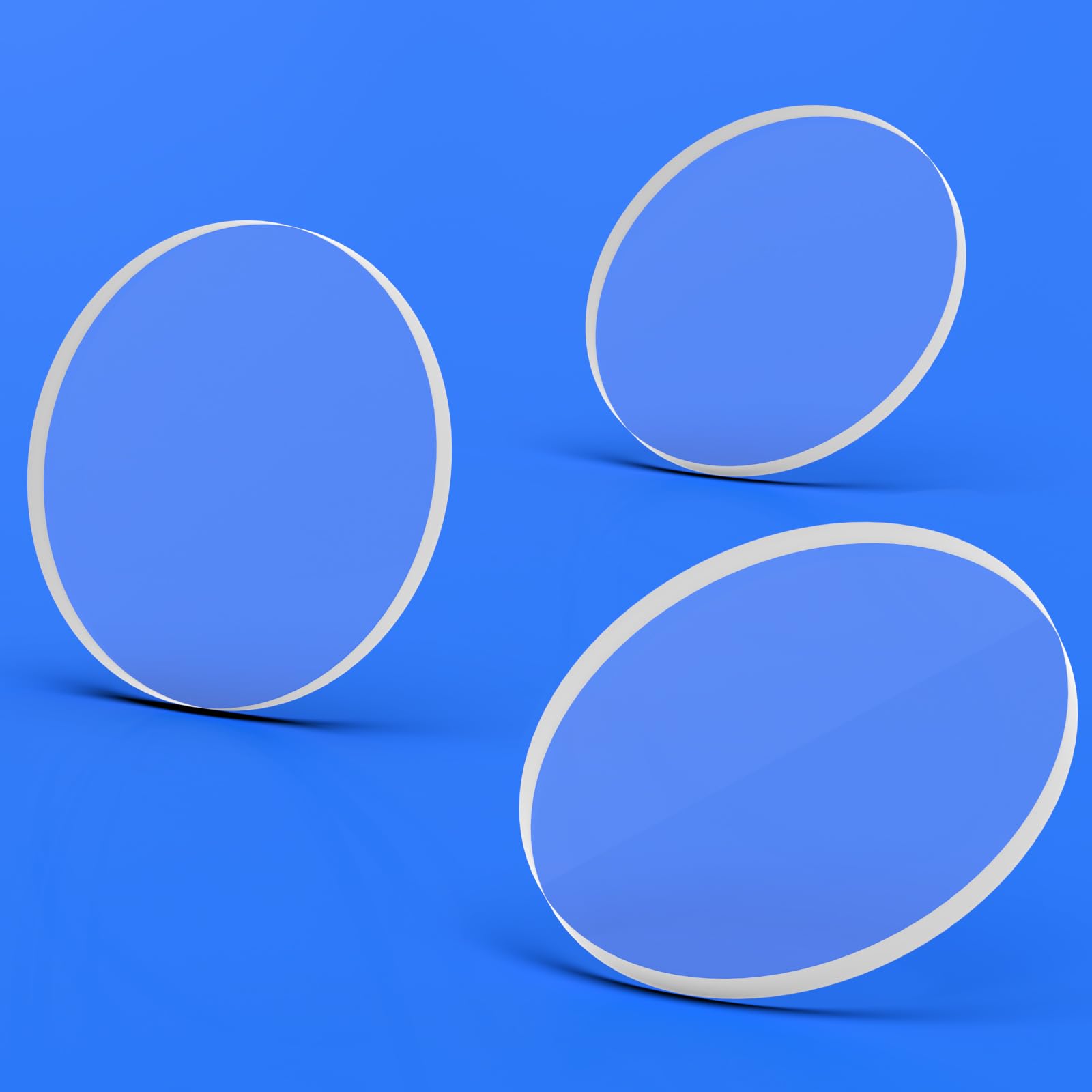 Dofiki 14mm Replacement Laser Lens for D1 D1 Pro & M1 Series Laser Engraver - Coated Mineral Crystal Protective Lens Compatible with 10W 20W Diode Laser Module (3 Pack) - Perfect for Wood Engraving, Metal Marking & DIY Craft Projects