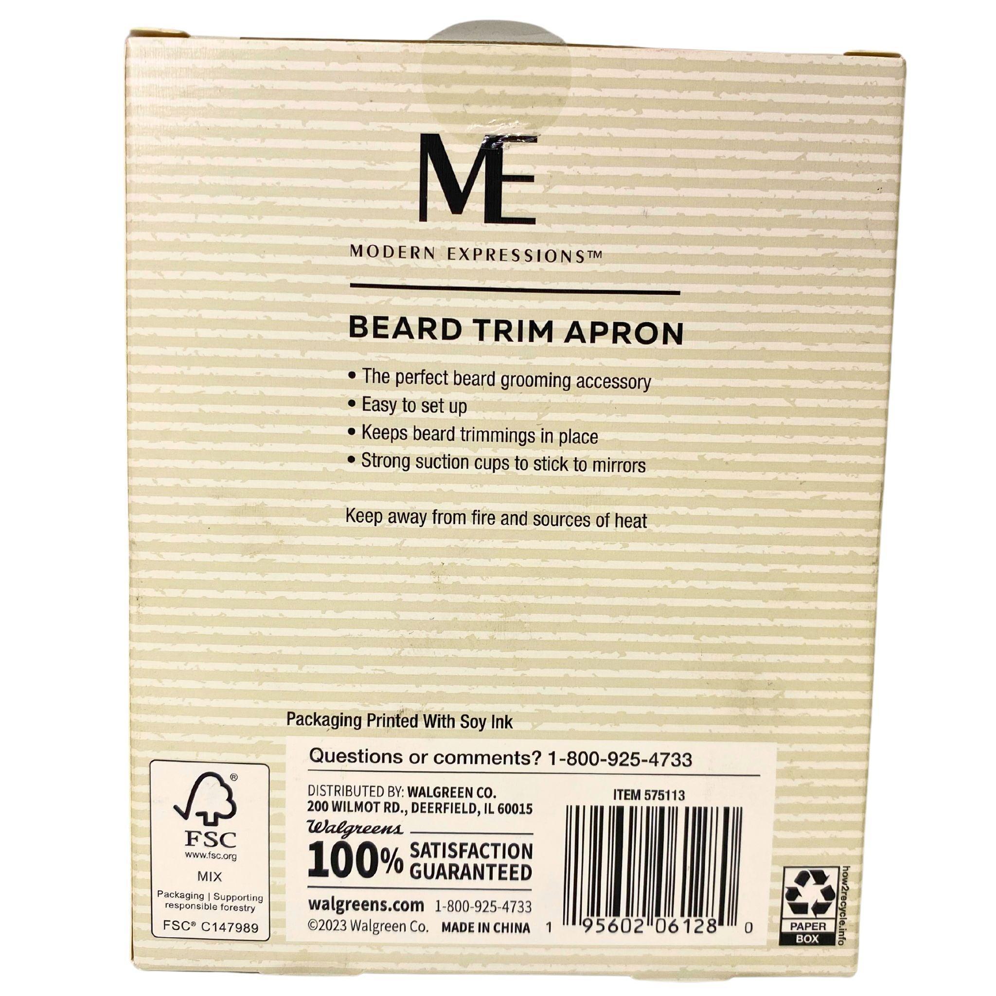 ME Modern Expressions Beard Trim Apron - Premium Barber Apron for Beard Grooming & Styling (50 Pcs Bulk) - Perfect for Barbershops, Salons & Home Grooming