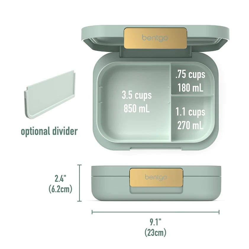 Bentgo Modern Leak-Proof Bento Box for Adults & Kids - Insulated Lunch Container for School, Work, Office & Picnics