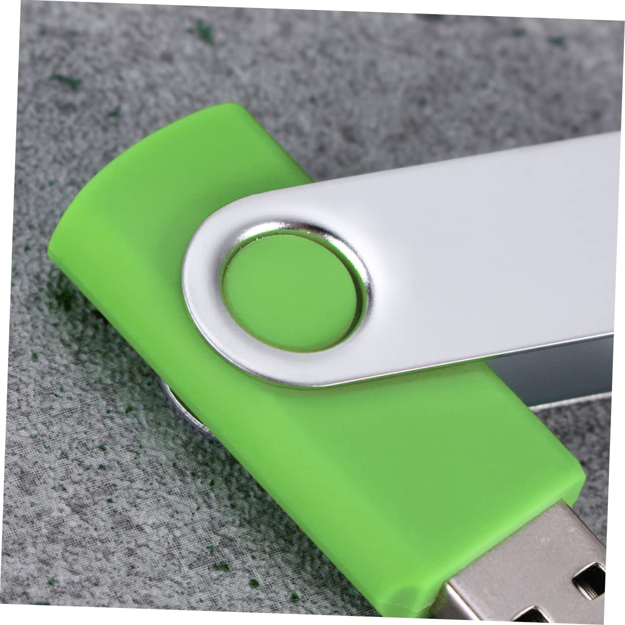 Lurrose 128GB USB Flash Drive - High-Speed Rotating Thumb Drive with Keychain, Portable USB Memory Stick for Data Storage - Perfect for Students, Office Work, and File Backup