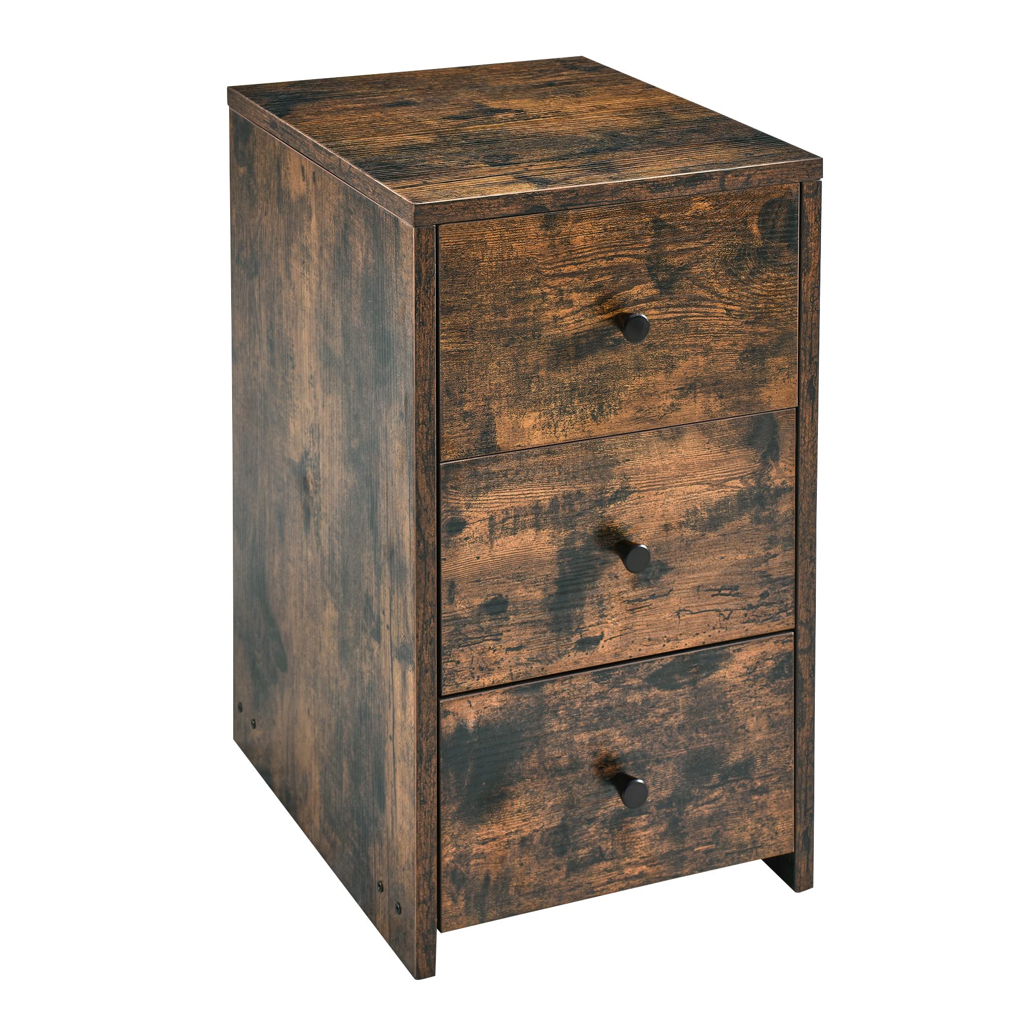 MODERION Narrow Storage Cabinet - 3-Drawer Wood File Cabinet, Slim Dresser & Office Organizer for Small Spaces | Perfect for Home, Office, and Bedroom Storage Solutions