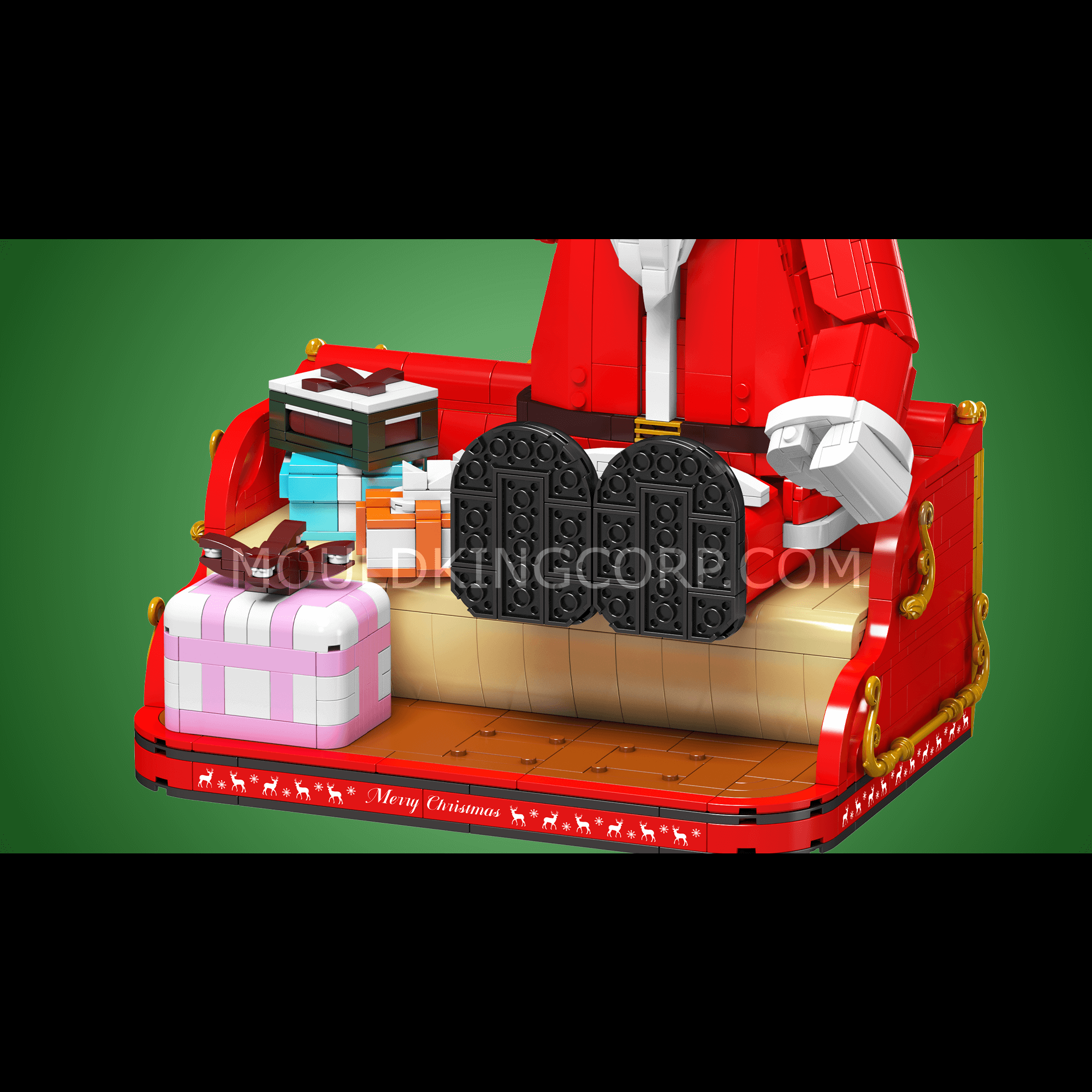 Mould King 10072 Gifted Santa Claus Christmas Building Blocks Set | 2,087 Pieces STEM Educational Toy for Kids & Adults | Perfect Holiday Gift for Christmas Decorations & Family Bonding Activities