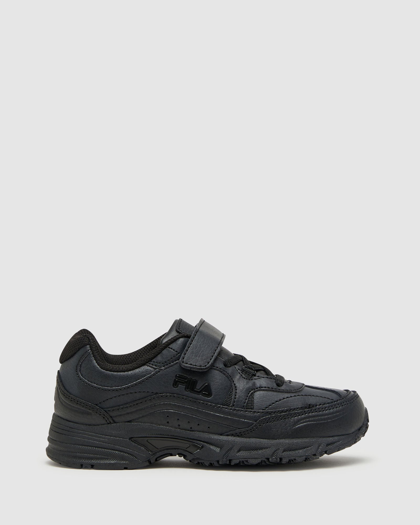 FILA Kids Graduate Black Sneakers - Lightweight & Comfortable School Shoes for Boys & Girls - Perfect for Graduation, School, and Everyday Wear