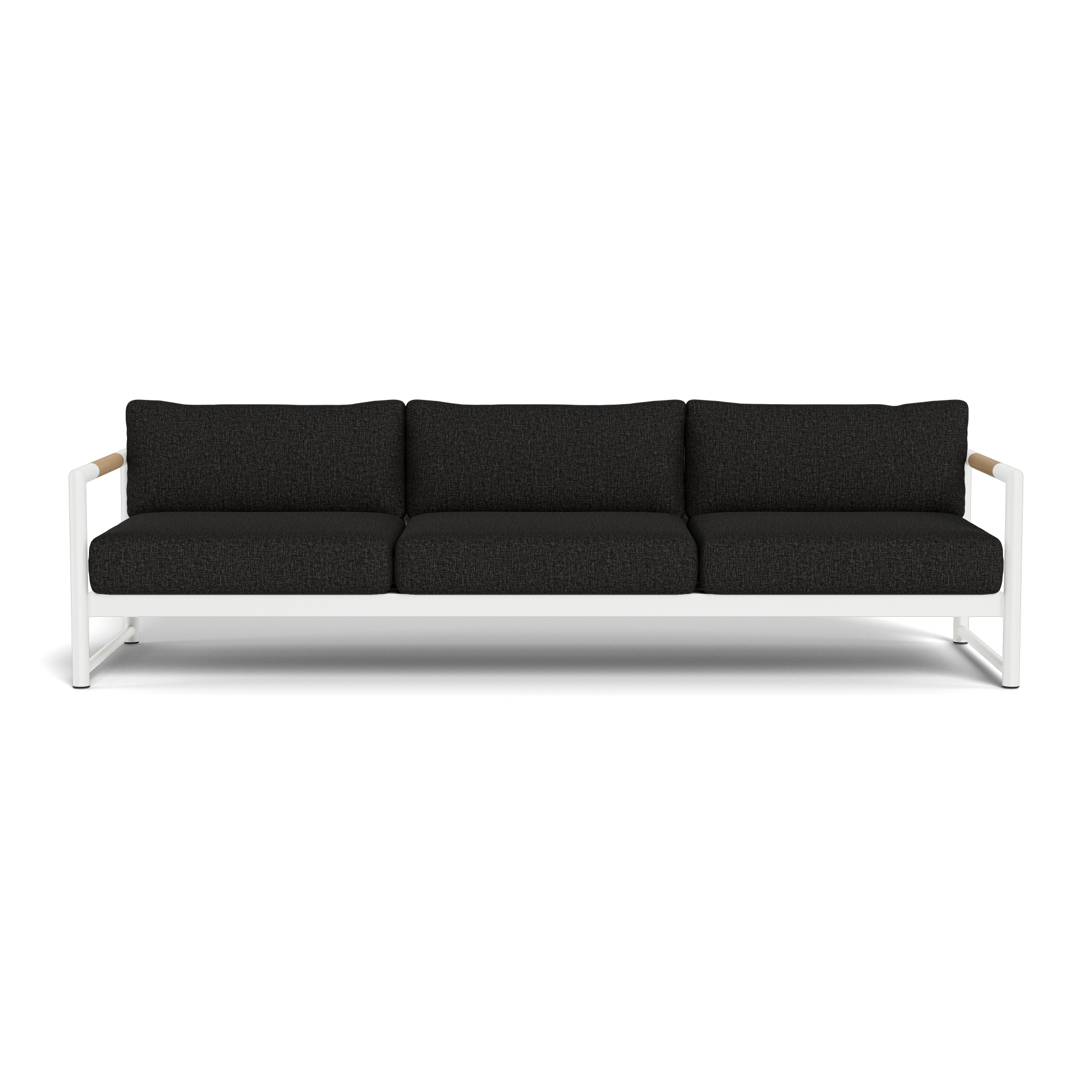 Breeze XL Aluminum 3-Seat Outdoor Patio Sofa - Modern Garden Furniture for Backyard, Poolside & Deck Relaxation