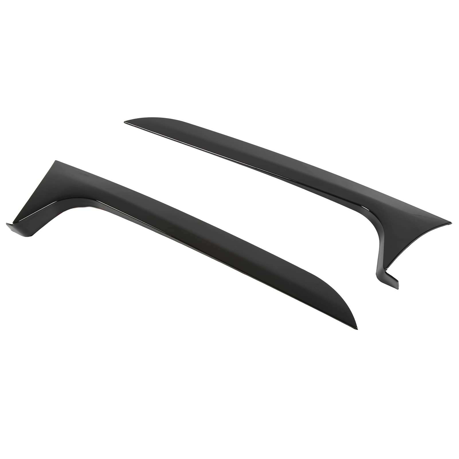 High-Quality ABS Plastic Rear Window Wing Cover - Glossy Black, Wear-Resistant & Anti-Aging Car Side Spoiler for Auto Decoration | Perfect for Sedans, Coupes & Hatchbacks