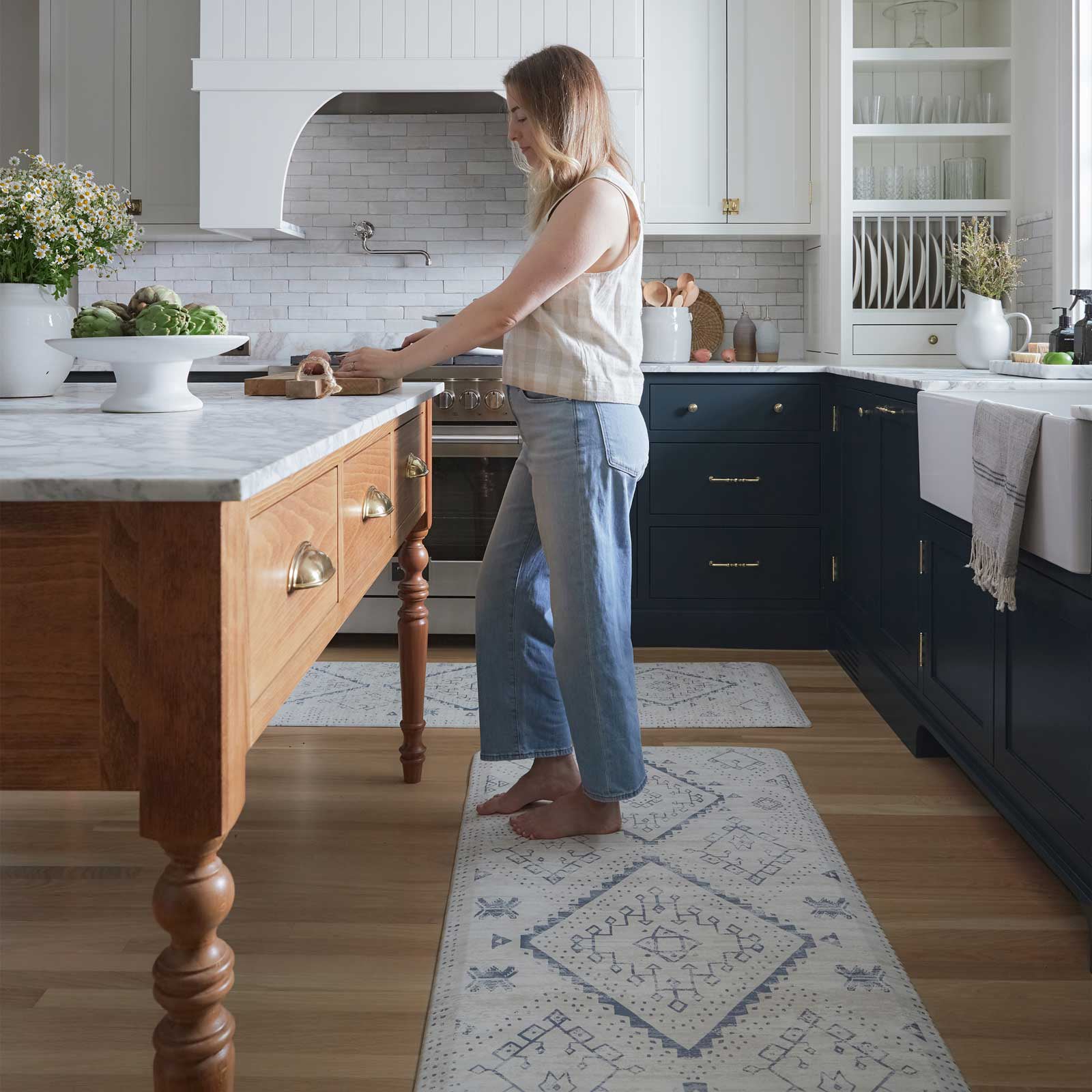 Nama Standing Mat | Anti-Fatigue Comfort Mat for Work & Home | Ergonomic Support for Long Hours Standing | Perfect for Office, Kitchen, Salon & Workstations