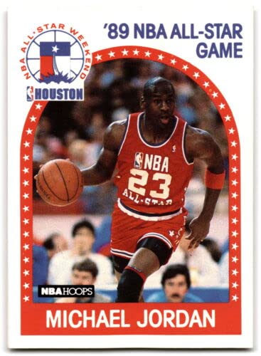 1989-90 Hoops #21 Michael Jordan All-Star Basketball Card - Chicago Bulls Rookie Card - Collectible Sports Memorabilia for Fans & Investors (Perfect for Display, Trading, and Investment)
