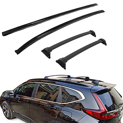 Roof Rails (Black) + Cross Bars (Black)