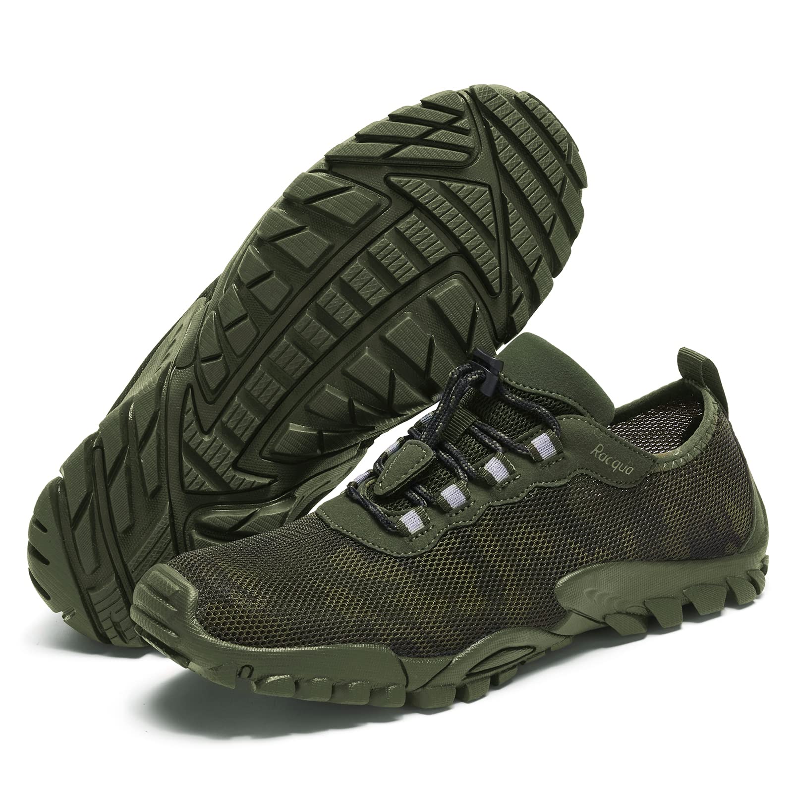 **Racqua Men's & Women's Quick-Dry Breathable Water Shoes for Hiking, Swimming, Beach, and Outdoor Sports – Lightweight Aqua Shoes for Climbing, Kayaking, and Water Activities**