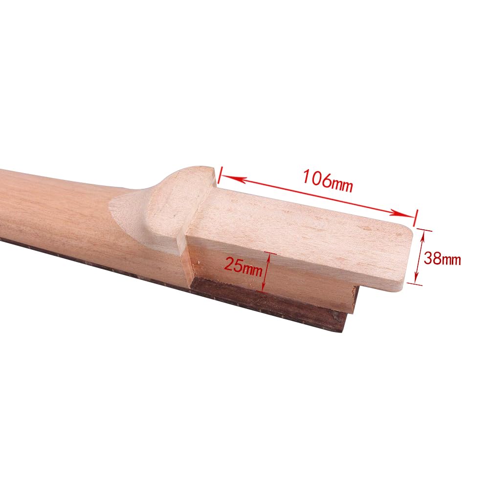 Premium Mahogany Electric Guitar Neck Blank - 22 Frets, 24.75