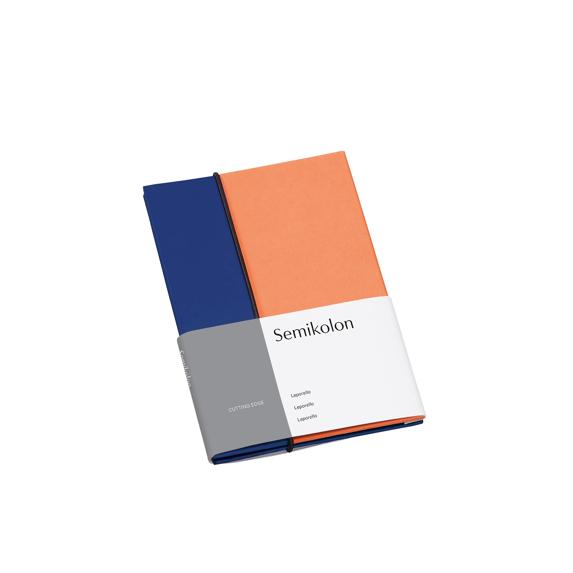 Semikolon Handcrafted Photo Leporello Album - Holds 13 Photos with Premium Cobalt Peach Cover - Perfect for Wedding Memories, Baby Photos & Travel Scrapbooking