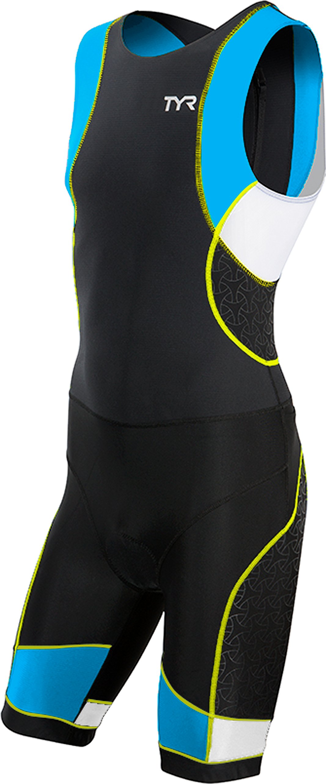 TYR Men's Competitor Trisuit with Back Zipper - High Performance Triathlon Suit for Swimming, Cycling & Running - Perfect for Ironman & Sprint Races