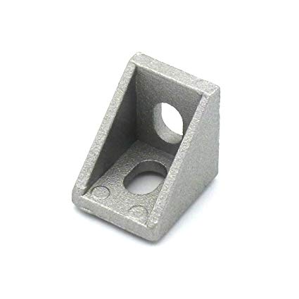 2020 Aluminum Corner Brackets - Heavy Duty L-Shaped Metal Angle Connectors for Furniture, Shelving & DIY Projects - Rustproof & Durable Construction for Home & Office Use