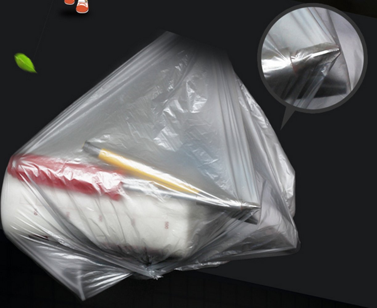 5 Gallon Small Garbage Bags - 100 Count Strong Durable Disposable Trash Can Liners for Kitchen, Bathroom, Office & Home Use - Silver (5 Rolls) - Perfect for Waste Bins, Recycling & Daily Cleaning