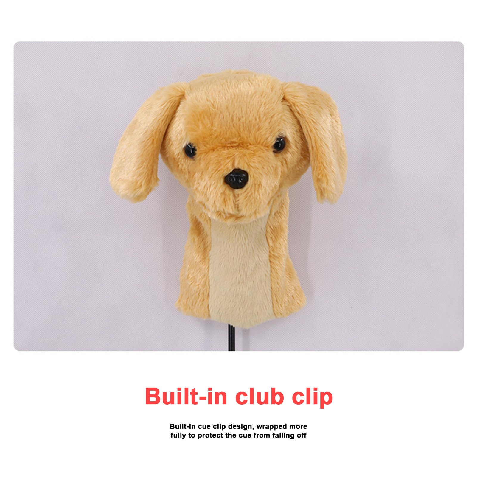 Golf Club Head Covers - Adorable Dog Design Doodle Headcovers | Soft & Protective Golf Club Protectors for Irons & Woods | Perfect Gift for Golf Lovers & Dog Owners