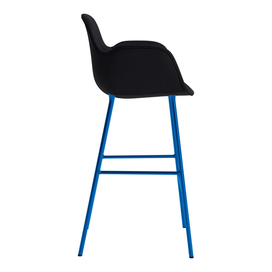 Form Bar Armchair - Fully Upholstered Modern Lounge Chair for Living Room, Office & Cafe | Comfortable Seating Furniture for Home & Commercial Spaces
