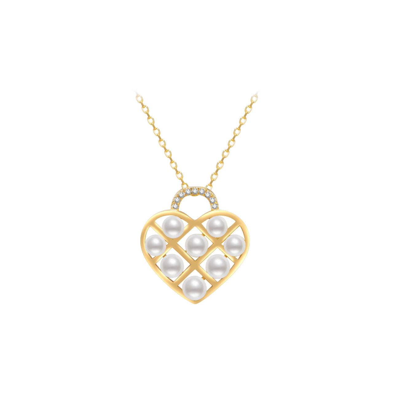 18K Solid Gold Elegant Akoya Pearl Necklace for Women - Classic Jewelry Gift for Wedding, Anniversary & Special Occasions | KN00020