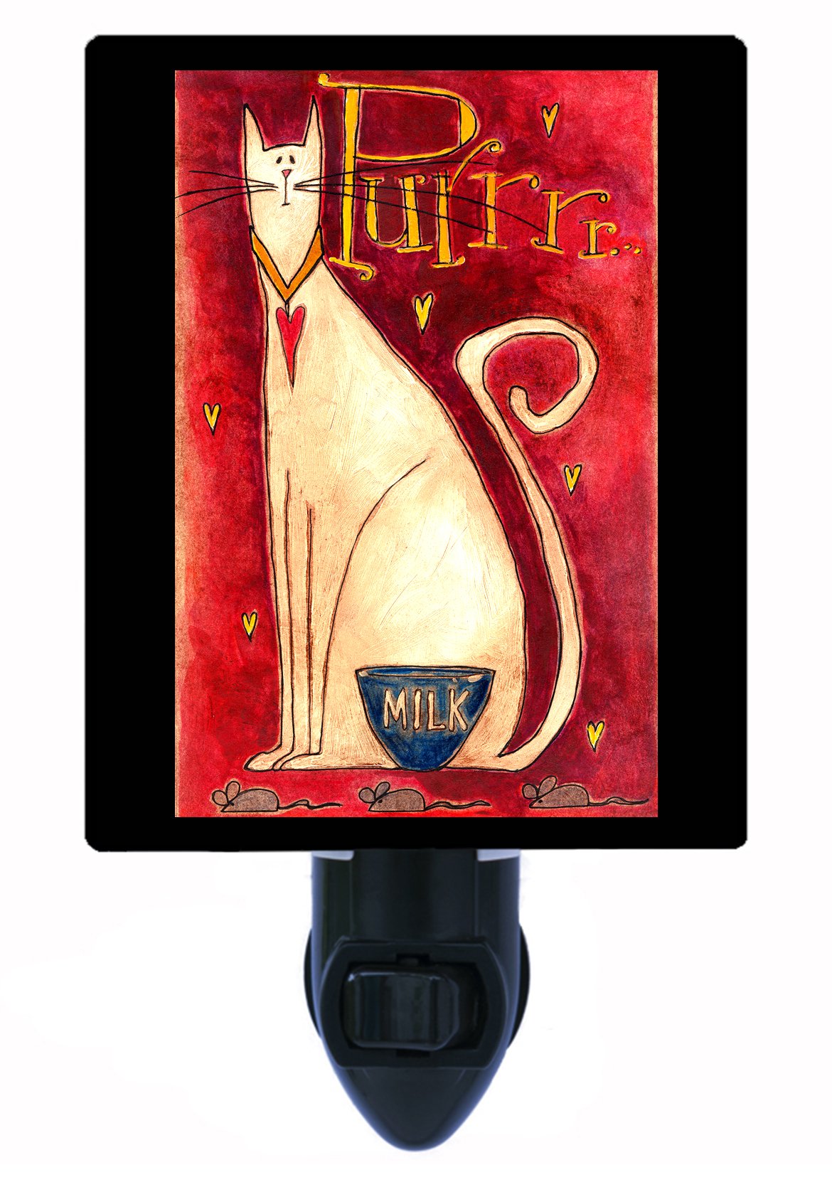 Purrr Cat Night Light - Cute LED Nightlight for Cats & Pet Lovers - Perfect for Bedroom, Nursery, or Home Decor Gift