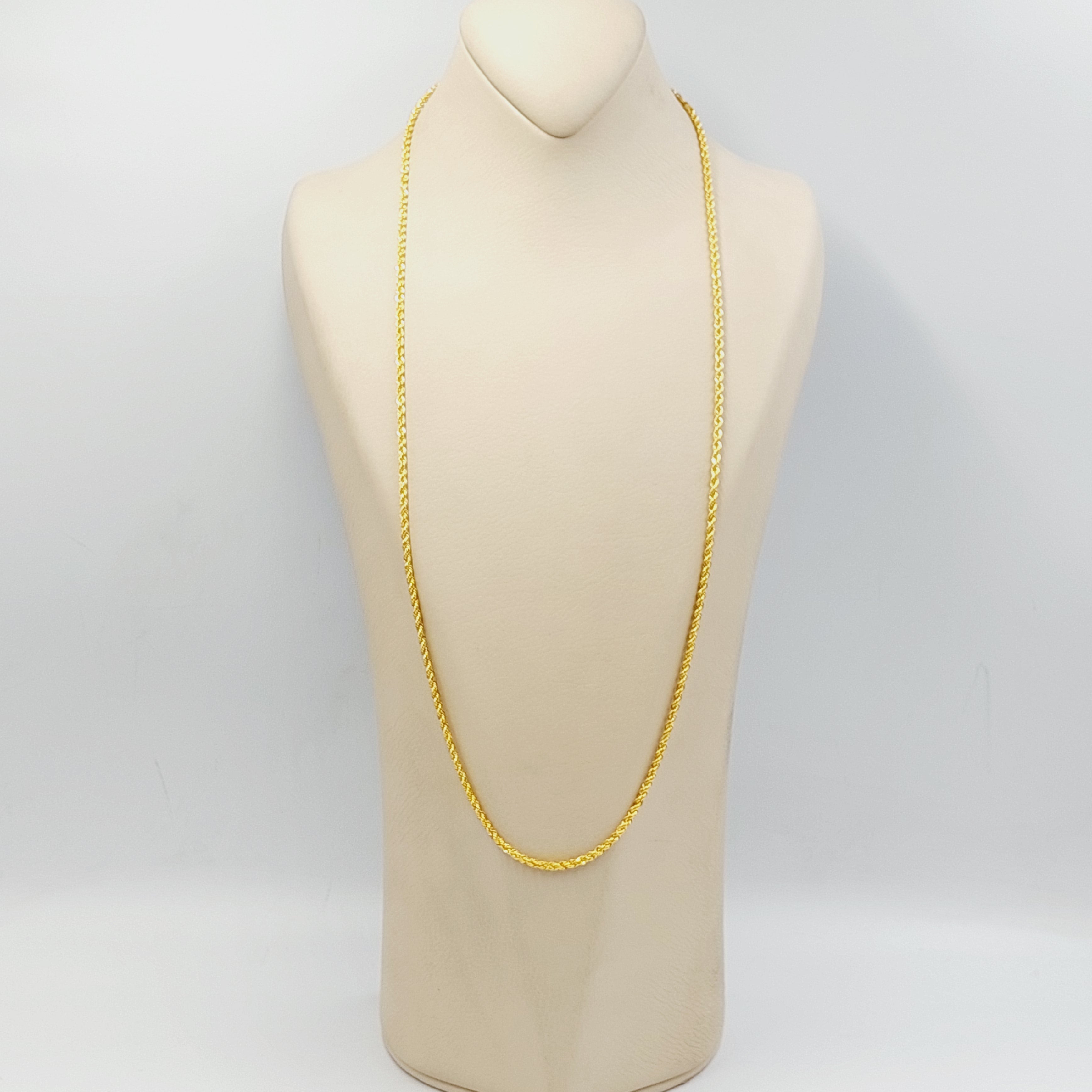3mm Rope Chain Necklace for Men & Women - Durable Stainless Steel Jewelry for Everyday Wear, Gifts & Special Occasions