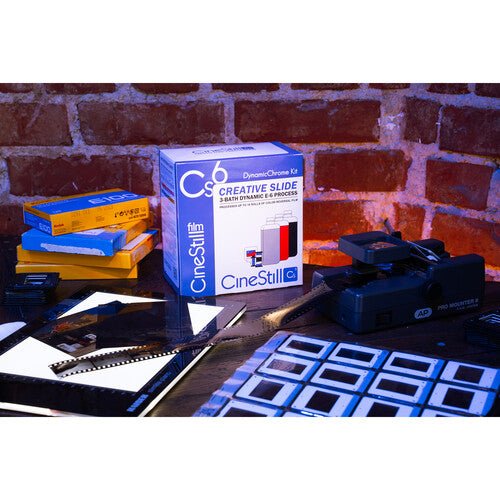 CineStill Cs6 Creative Slide D9 DynamicChrome E-6 3-Bath Quart Kit for Film Development - Perfect for Professional & Home Film Processing, Slide Film Projects, and Creative Photography