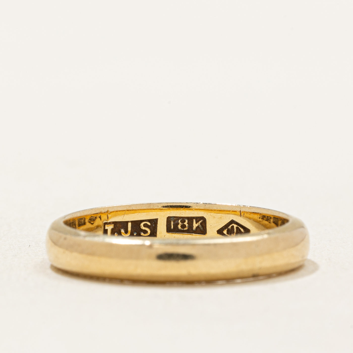 18K Yellow Gold Wedding Band Ring for Women - 3.30mm Width, Size 6 - Perfect for Engagement, Anniversary & Bridal Jewelry Gifts