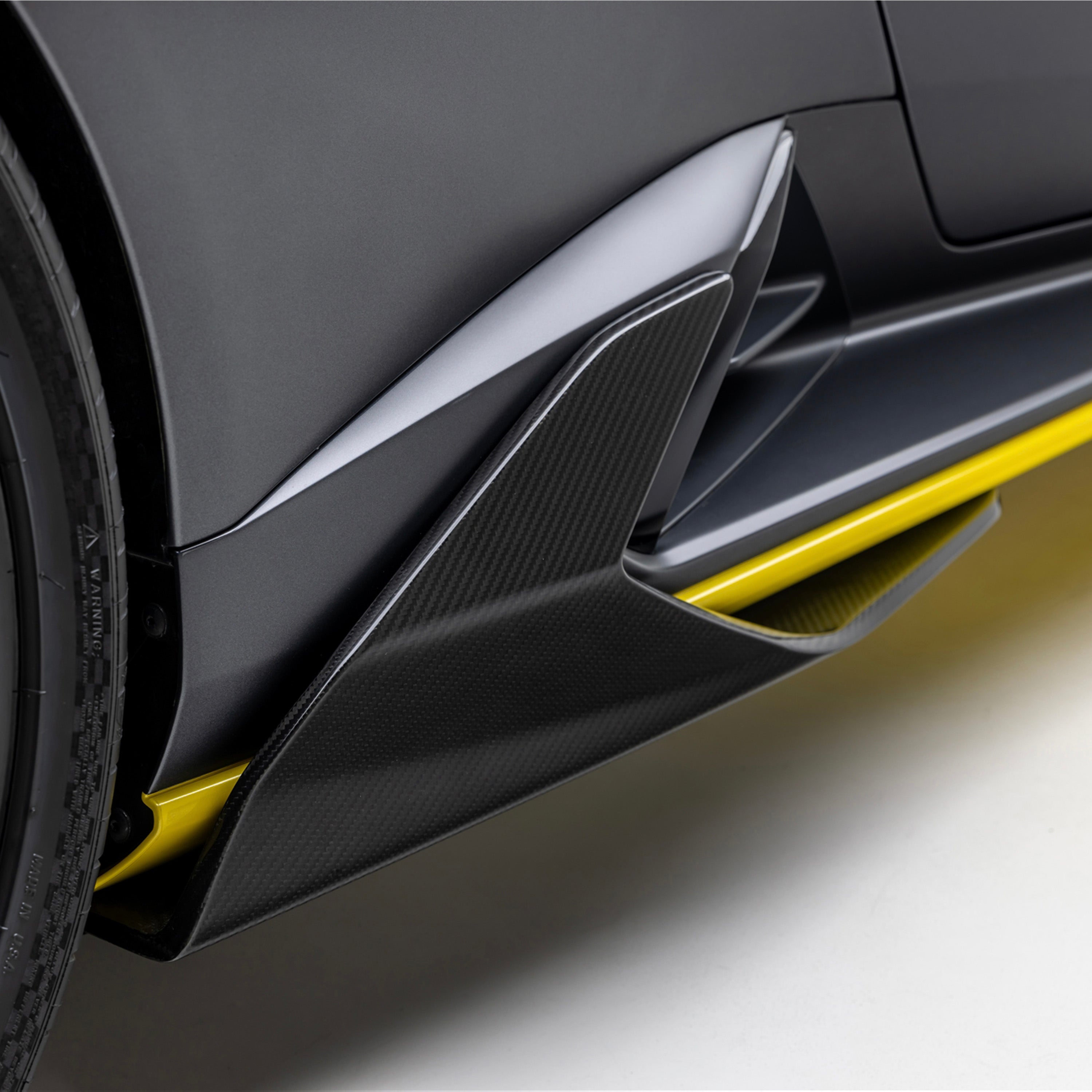 Huracan STO Carbon Fiber Side Rocker Panels - High-Performance Upgrade for Lamborghini Huracan STO | Track & Street Use