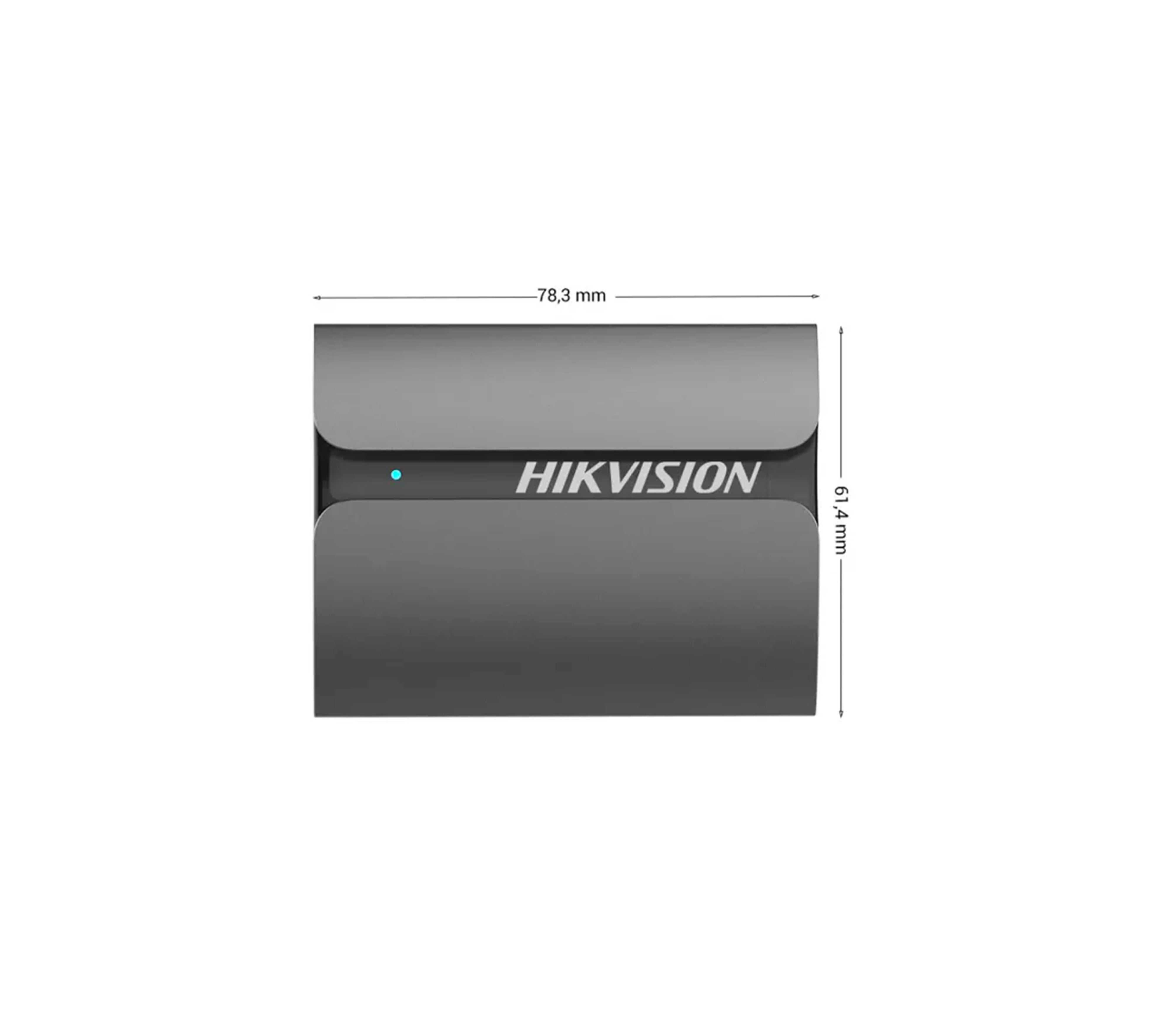 Hiksemi 512GB External Hard Drive T300S USB 3.2 Type-C - Portable SSD for Mac, PC, Laptop, Gaming & Backup Storage - Fast Data Transfer, Compact Design for Travel & Work