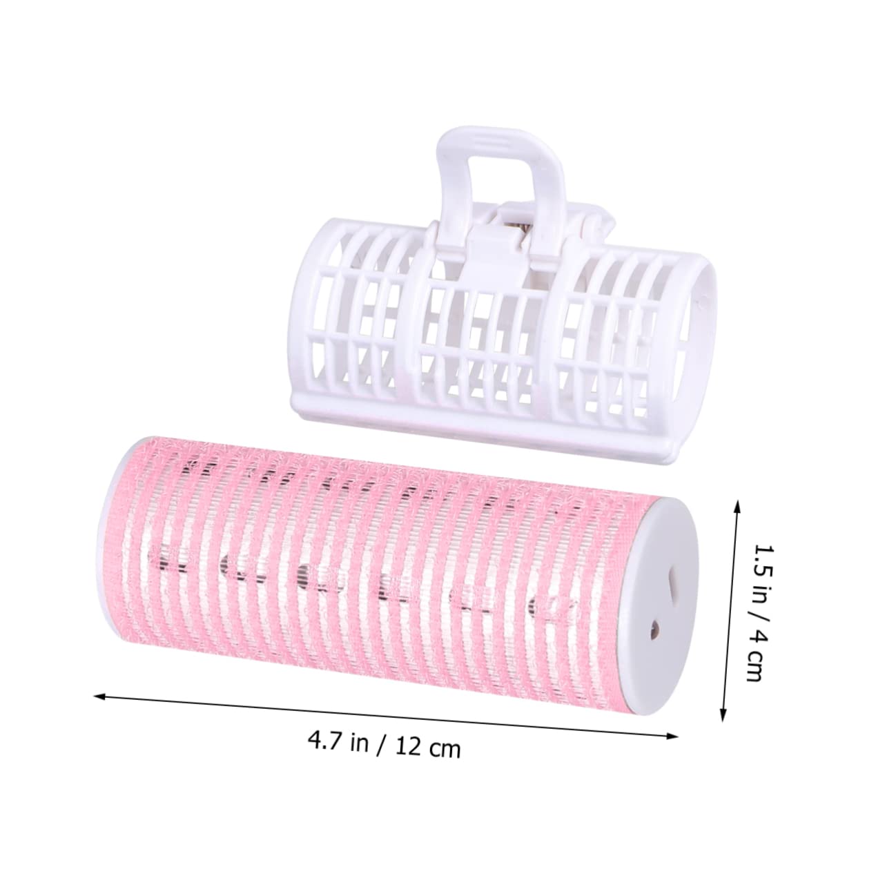 Minkissy Cordless Heated Hair Curlers - Lightweight Portable Hair Rollers for Women, Pink Hair Styling Crimpers | Perfect for Travel, Home Use & Salon Styling