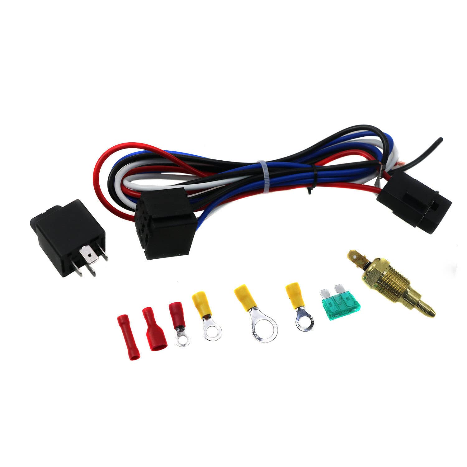 AlloyWorks Aluminum Electric Fan Shroud Relay Compatible with 1970-1980 Chevy Camaro & Monte Carlo, 1975-1979 Nova - High-Performance Cooling Upgrade for Classic Muscle Cars