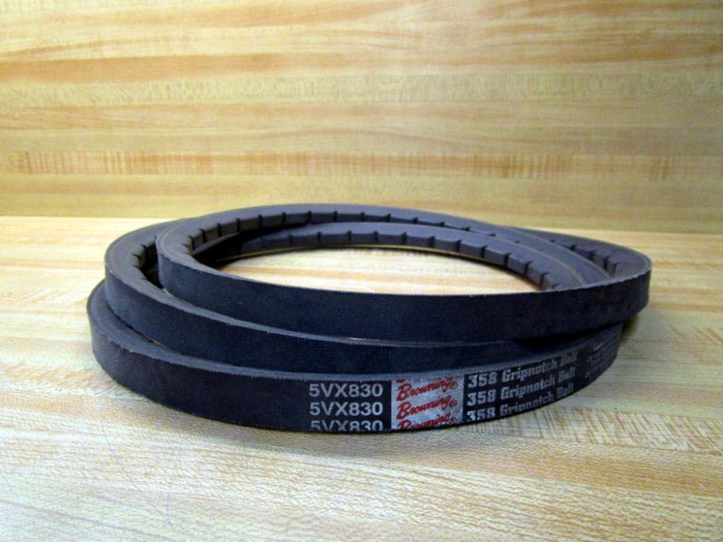 5VX830 Gripnotch V-Belts - 5VX Belt Section, 358 Gripbelt - Heavy Duty Industrial Power Transmission Belts for Machinery, Automotive & Agricultural Equipment